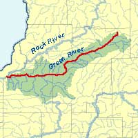 Detailed River Map