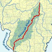 Detailed River Map