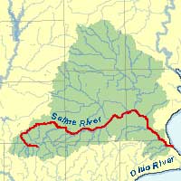 Detailed River Map